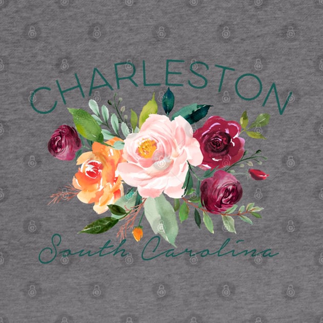 Charleston SC Pretty Garden Roses Women Girls Gardeners by Pine Hill Goods